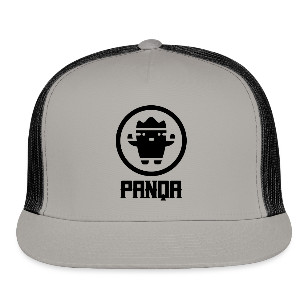 Panqa - Cotton Front Trucker - gray/black