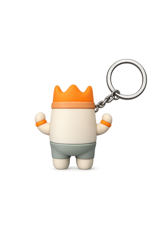 Panqa Mascot "Jefe" Keychain