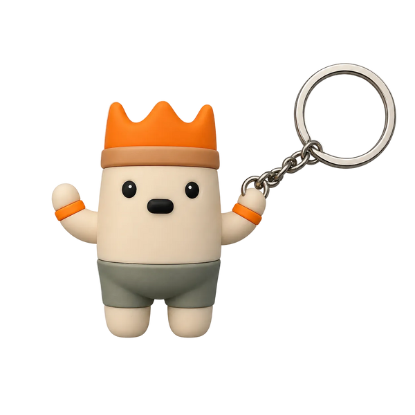 Panqa Mascot "Jefe" Keychain