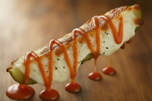 remove the pepper and put more sauce